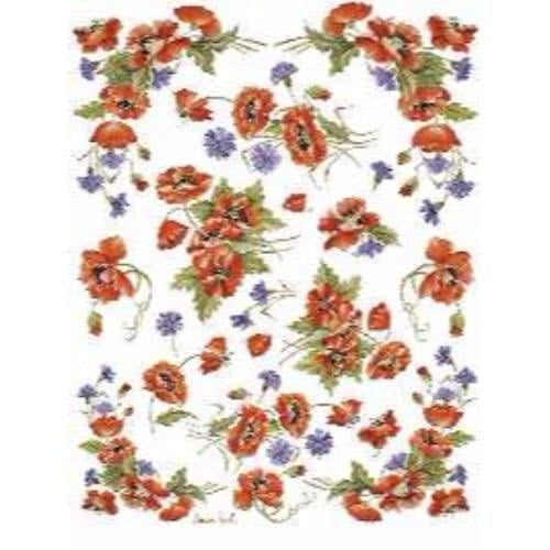 A3 Standard Paper Design for Sospeso Or Decoupage Collage Sheets Flower 3