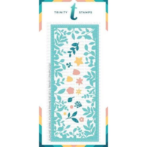 Trinity Stamps Slimline Series: Foliage Frame Die Set