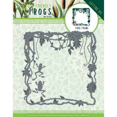 Find It Trading Amy Design Die Frog Frame, Friendly Frogs