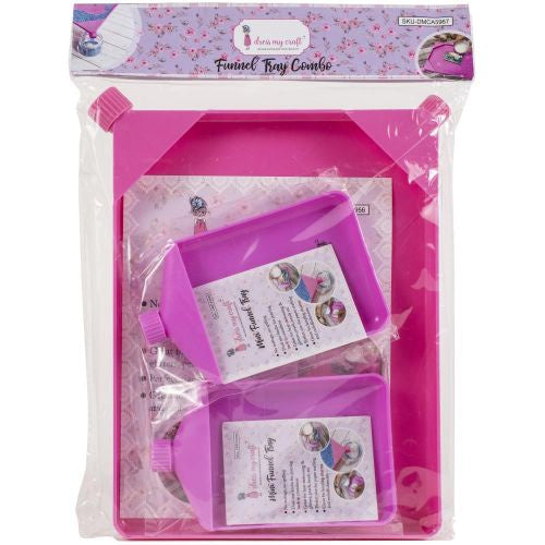 Dress My Craft Funnel Tray Combo 3/Pkg