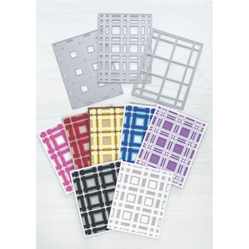 The Ton Gingham Plaid Layering Coverplate Dies