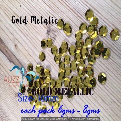 Auzz Trinklets N Krafts Shaker Mix Gold Metalic
