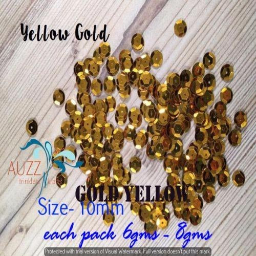 Auzz Trinklets N Krafts Shaker Mix Gold Yellow