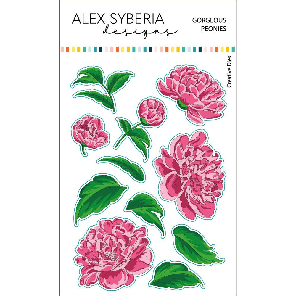 Alex Syberia Designs Gorgeous Peonies Die Set