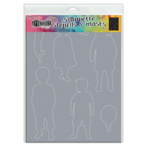 Dyan Reaveley's Dylusions Stencils & Masks 5"X8" Grandkids