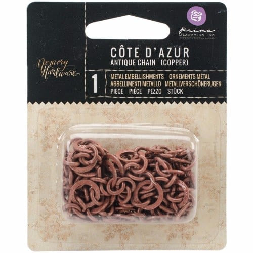 Prima Marketing Frank Garcia Memory Hardware Chain 1yd Cote d'Azur Rope/Copper