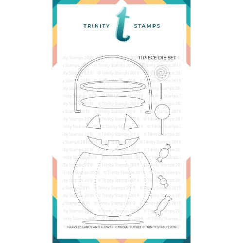 Trinity Stamps Harvest Candy & Flower Bucket Die Set