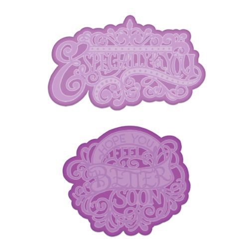 Heartfelt Creations Cut & Emboss Dies Elegant Especially for You Die