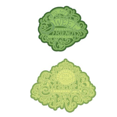 Heartfelt Creations Cut & Emboss Dies Fancy Special Day Die