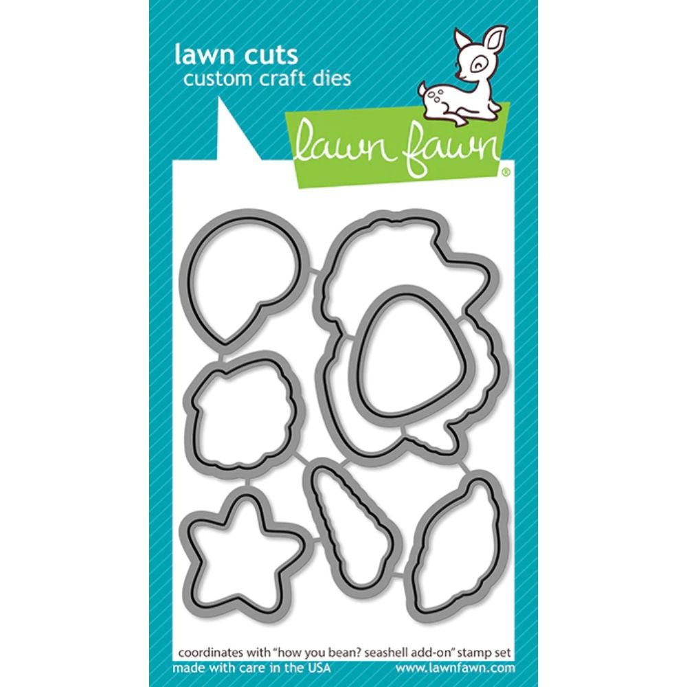 Lawn Fawn how you bean? seashell add-on lawn cuts