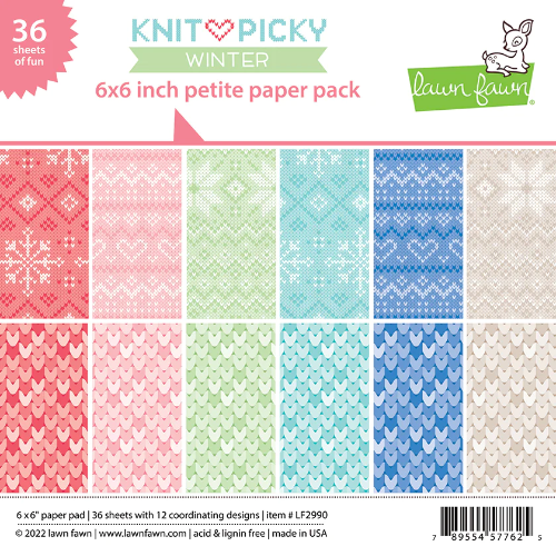 Lawn Fawn knit picky winter petite pack - knit picky winter petite pack