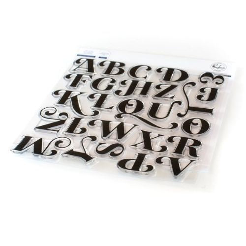 Pinkfresh Studio Lea's Ornate Uppercase Stamp Set