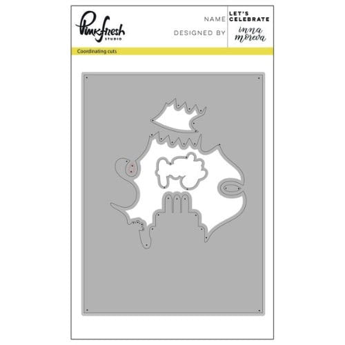 Pinkfresh Studio Die Lets Celebrate RETIRED