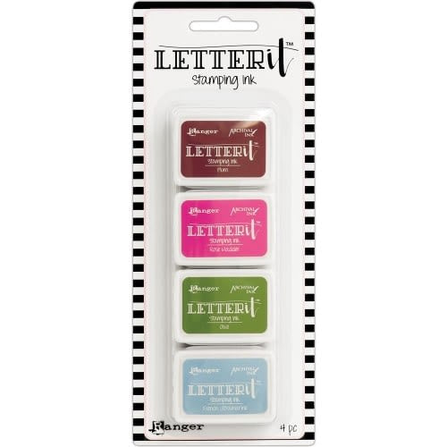 Ranger Letter It Stamping Ink Set #2