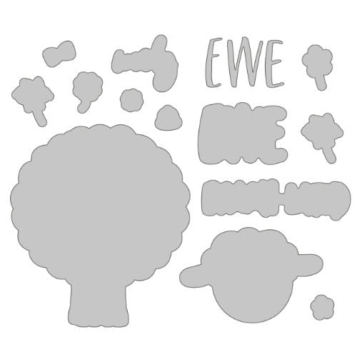 HoneyBee Stamp Lily The Lamb | Honey Cuts | Steel Dies