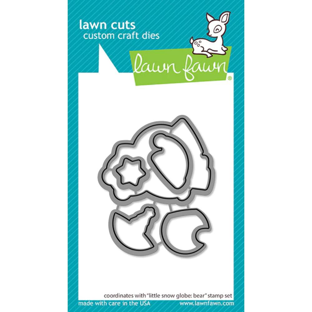 Lawn Fawn little snow globe: bear lawn cuts