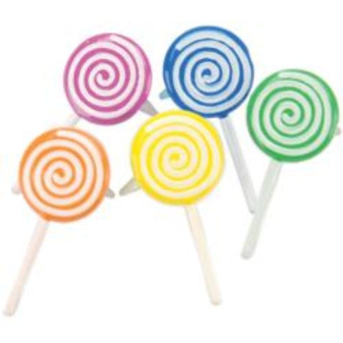 Eyelet Outlet Shape Brads 12/Pkg Lollipops