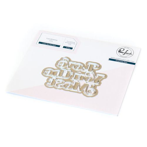 Pinkfresh Studio Love you the Most Foil/die Bundle Retired