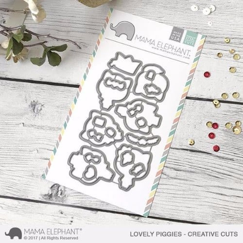 Mama Elephant LOVELY PIGGIES - CREATIVE CUTS