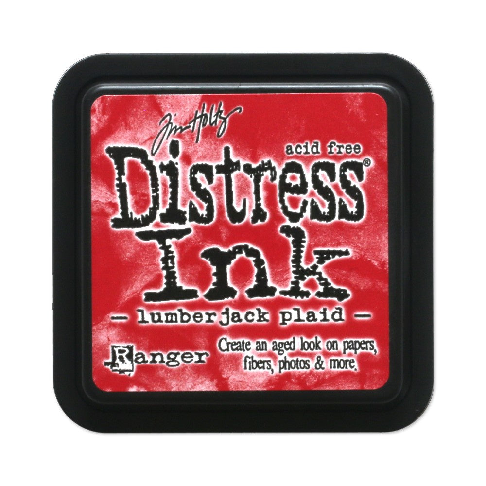 Tim Holtz Distress Ink Pad LUMBERJACK PLAID October 2022 Ranger tim82354