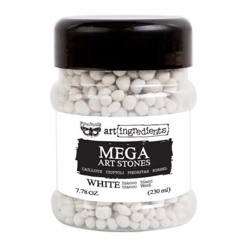 Prima Marketing - Finnabair Art Ingredients Mega Art Stones 7.78 Ounces White
