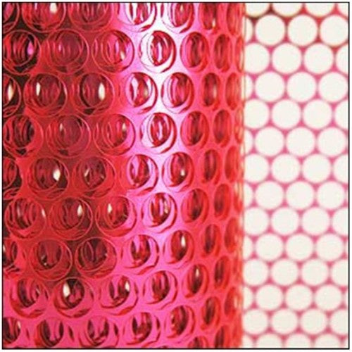 6mm Round Sequin Mesh Waste Punchinella Film Approx 2 mts Metallic Shocking Pink