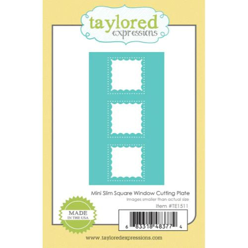 Taylored Expressions MINI SLIM SQUARE WINDOW CUTTING PLATE