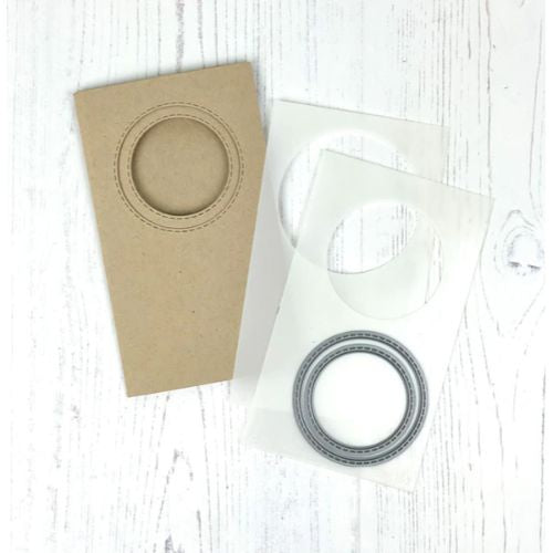 Taylored Expressions MINI SLIM TRIFOLD TEMPLATE + DIES - CIRCLE