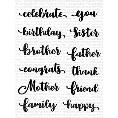 Clearly Besotted Modern Calligraphy