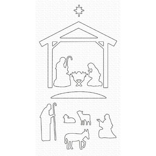 Die-namics Nativity Silhouette Die