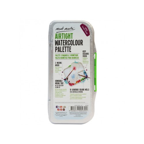 Mont Marte Airtight Watercolour Palette 18 Slot