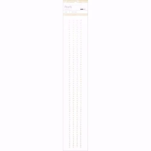 Kaisercraft Self-Adhesive 3mm Pearl Strips 12" 4/Pkg White