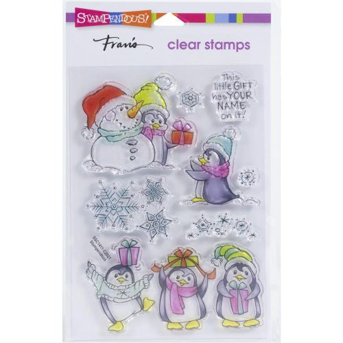 Stampendous Perfectly Clear Stamps Penguin Gift