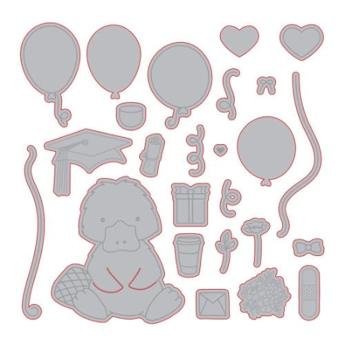 HoneyBee Stamp Penny The Platypus | Honey Cuts | Steel Craft Dies