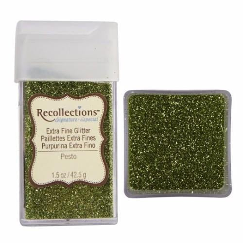Recollections extra fine glitter pesto