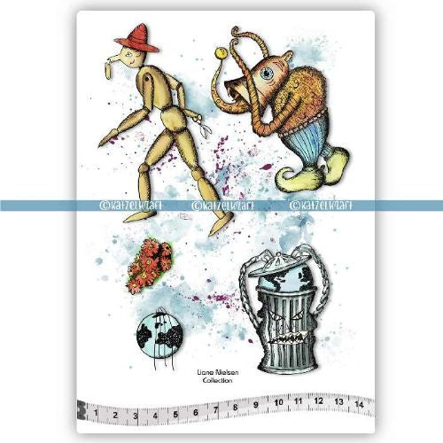Katzelkraft Pinocchio - Scrapbooking Stamps - KTZ260