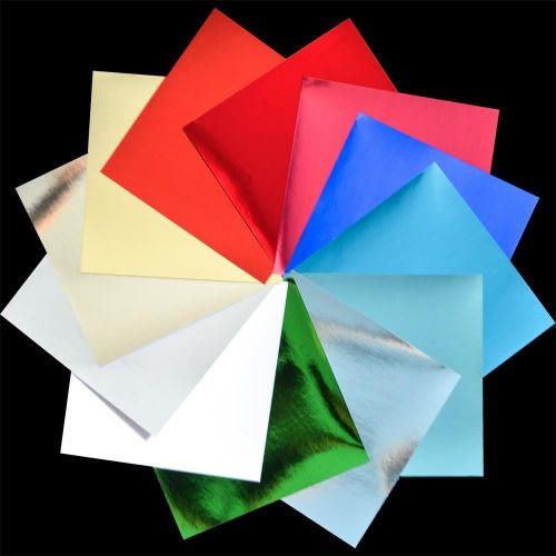 Memory Box Foil Paper Pad 6"X6" 24/Pkg Polished