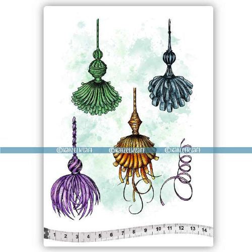 Katzelkraft Pompoms - Scrapbooking Stamps - KTZ258