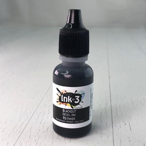 Inkon3 Blackout Hybrid Detail Ink Reinker