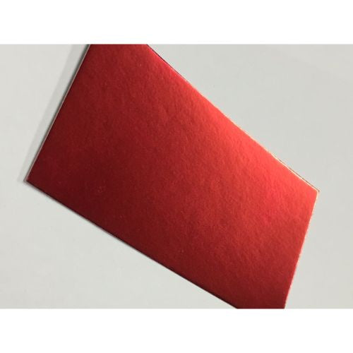 House of Paper  Mirror Board Red - A6 Card