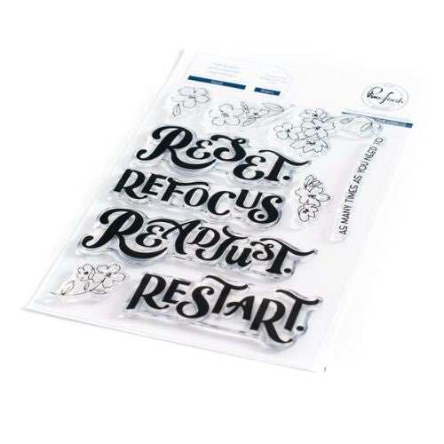 Pinkfresh Studio Reset stamp/ die Bundle