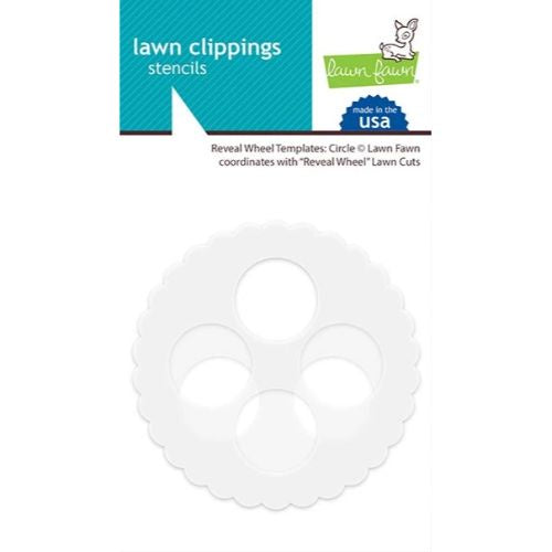 Lawn Clippings Stencils reveal wheel templates: circle