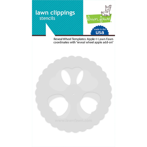 Lawn Fawn reveal wheel templates: apple - reveal wheel templates: apple