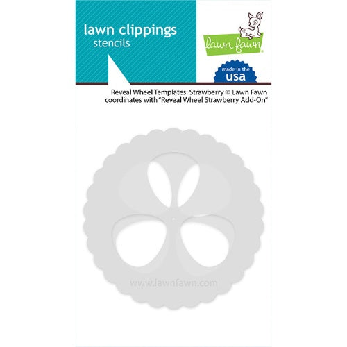 Lawn Clippings Stencils Reveal Wheel Templates: Strawberry