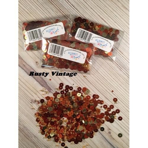 Auzz Trinklets N Krafts Shaker Mix Rusty Vintage