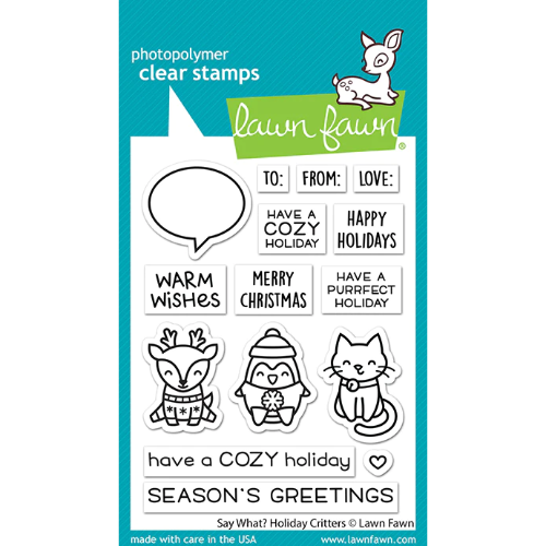 Lawn Fawn say what? holiday critters - say what? holiday critters
