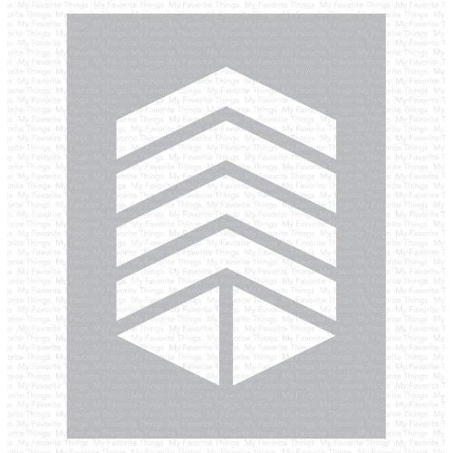 My favourite Things Show Me Your Stripes Stencil