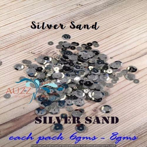 Auzz Trinklets N Krafts Shaker Mix Silver Sand
