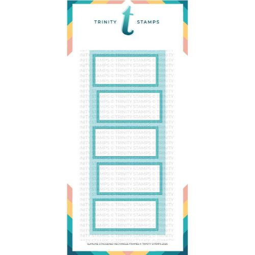 Trinity Stamps Slimline Staggered Rectangles Die