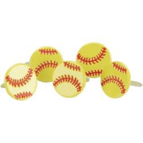 Eyelet Outlet Shape Brads 12/Pkg Softballs